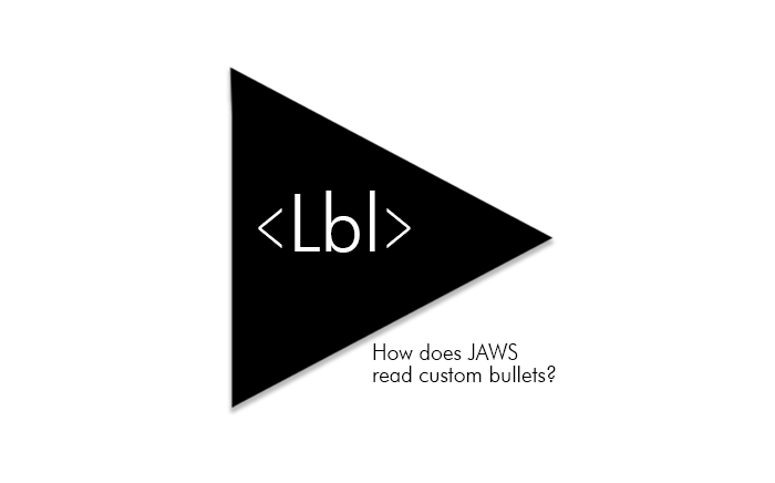 Custom bullet with LBL tag text