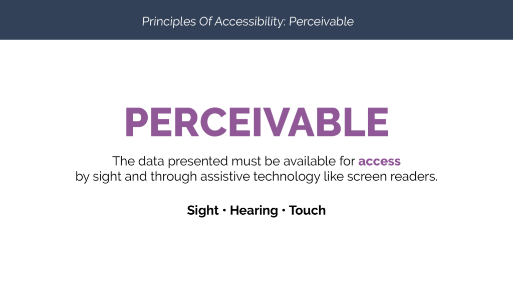 Perceivable